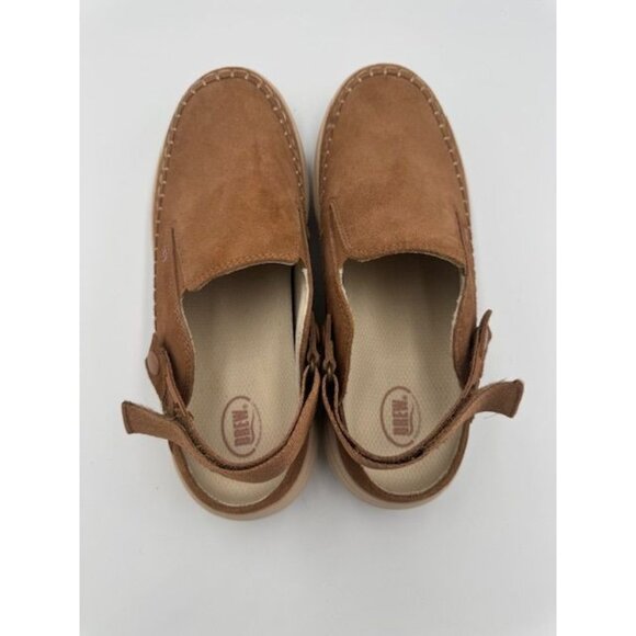 NWOT Drew Women's size 8.5N Jazz Brown Suede Slip-On Shoes - Picture 3 of 5